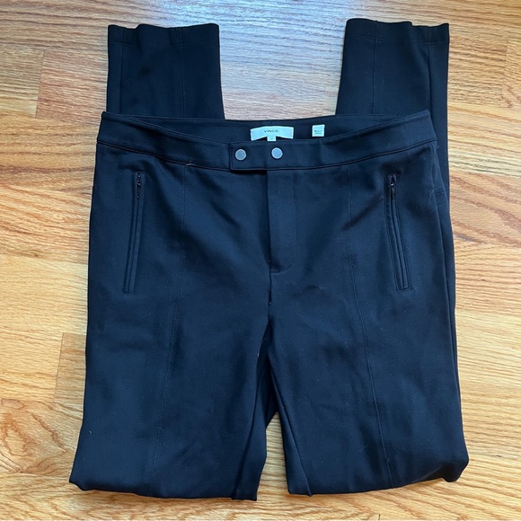 Vince black Mid Rise Skinny Pants Career Stretch size 12 - Picture 2 of 7
